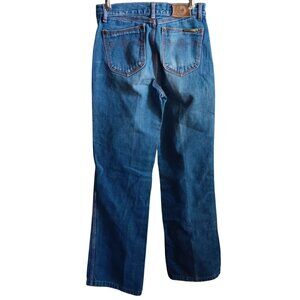 26x34 Vtg 80s Britannia Denim Jeans Embroidered Western Back Pockets Bootcut